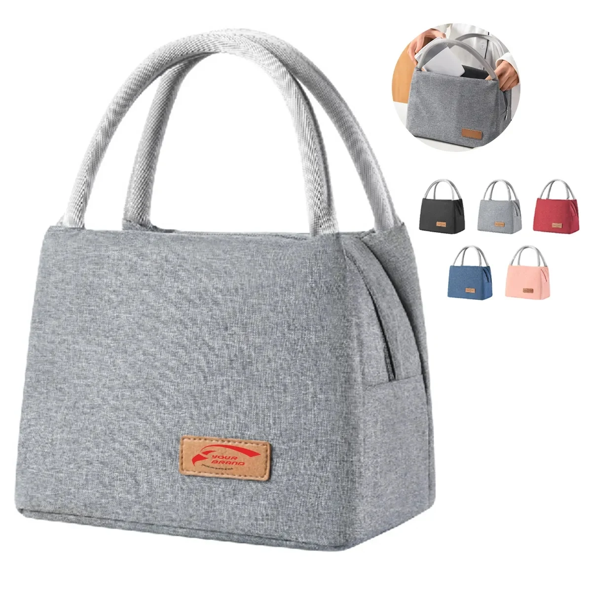 8L Leakproof Insulated Refrigerated Lunch Box Tote Bag 1