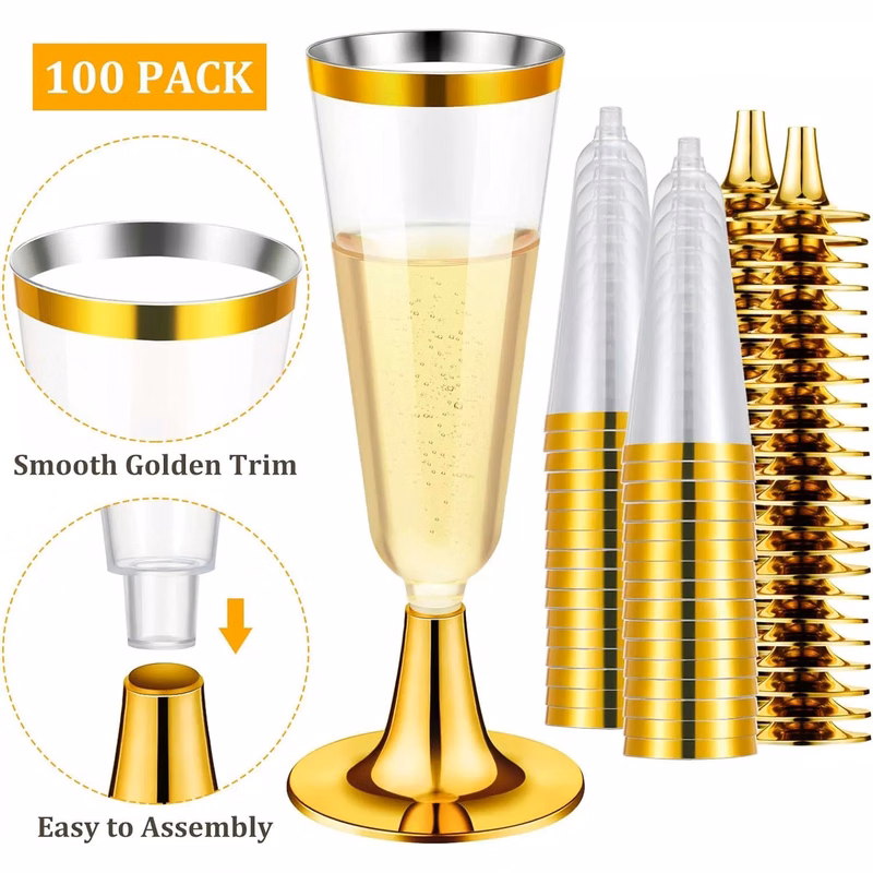 Plastic Wedding Flutes