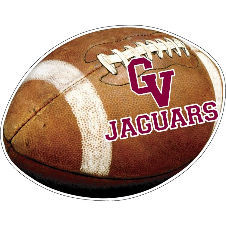 Custom 6.00" x 4.45" Football Car Magnet 1