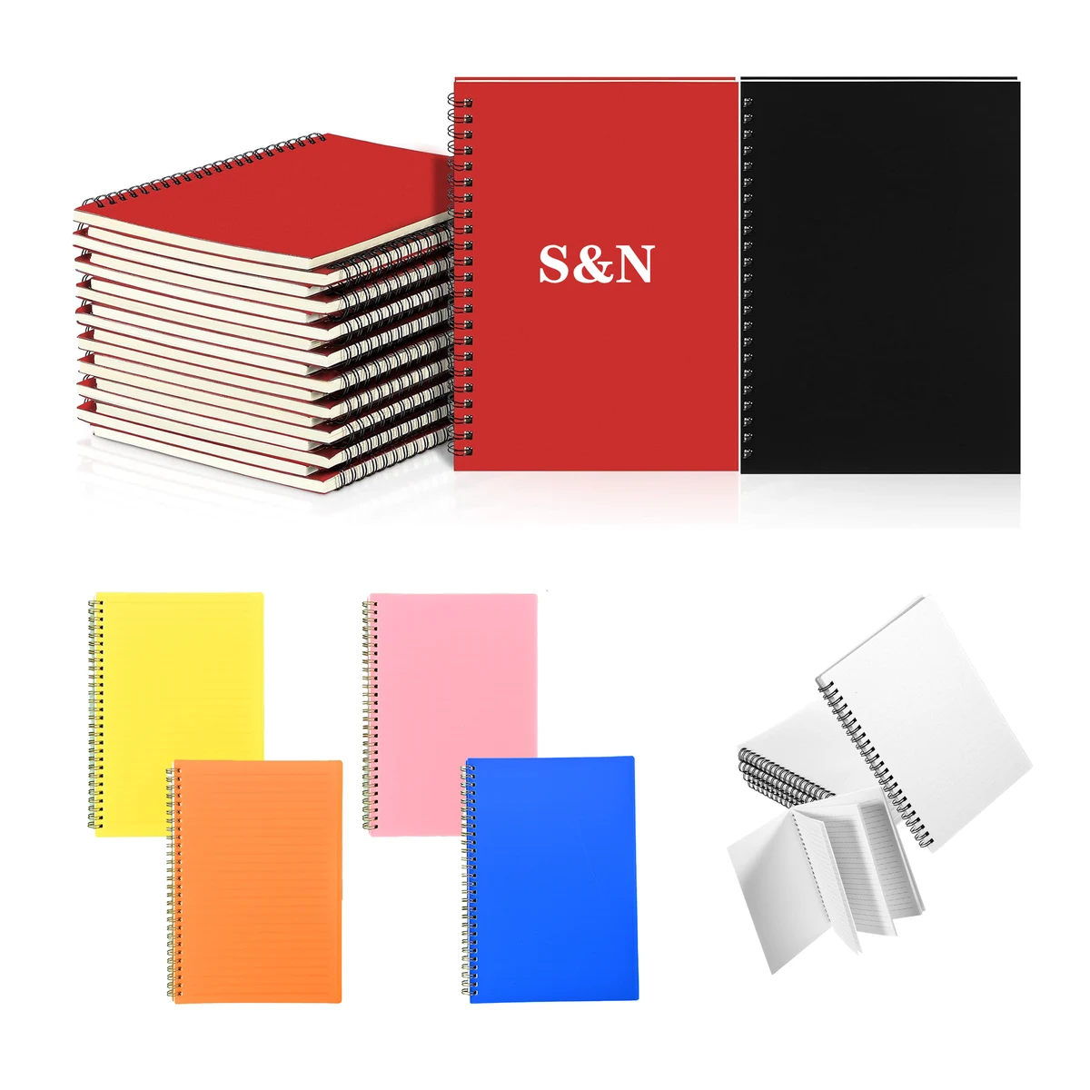 A5 Notebook Color Horizontal Line Coil Notebook 1