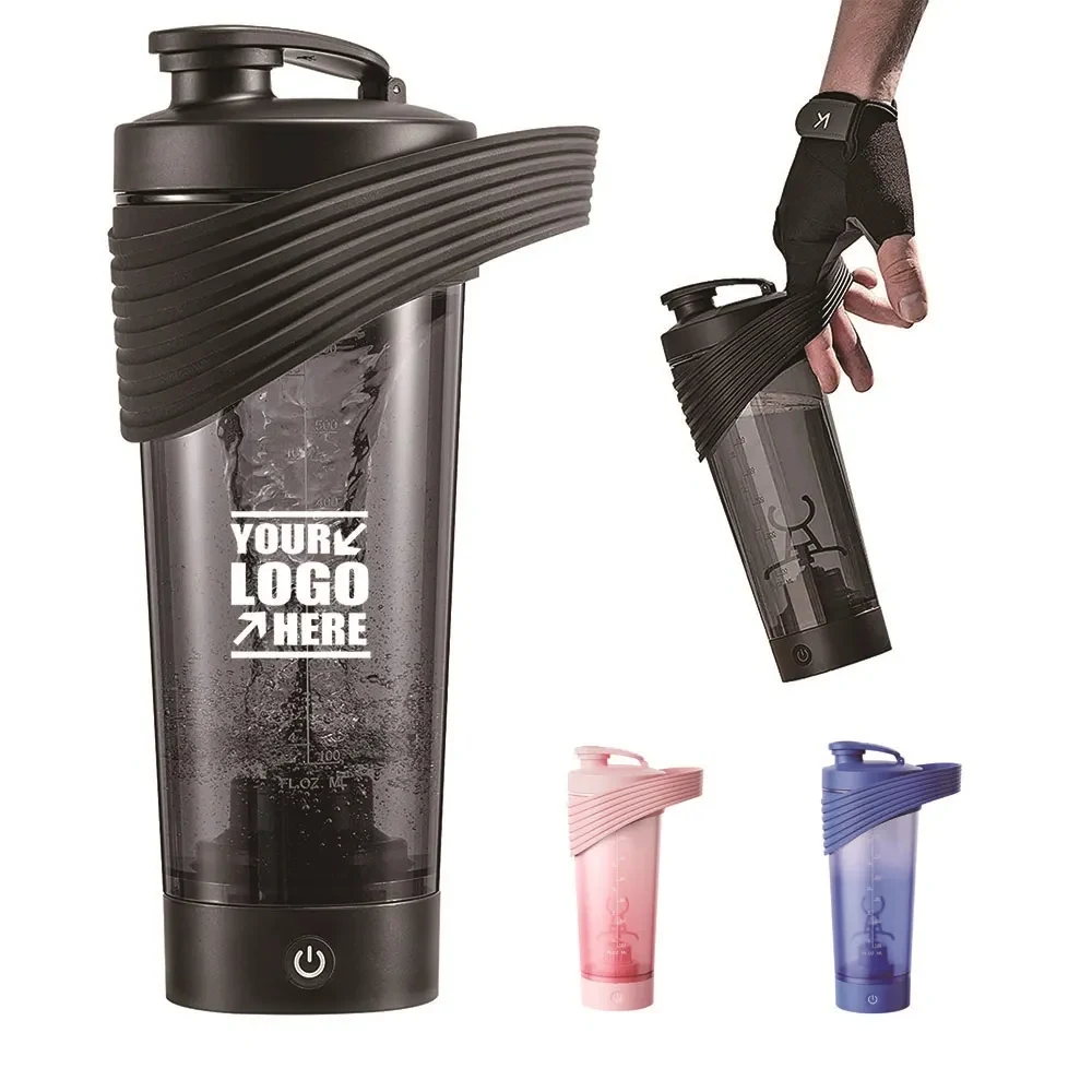 28oz Electric Shaker Bottle With Slicone Handle 1