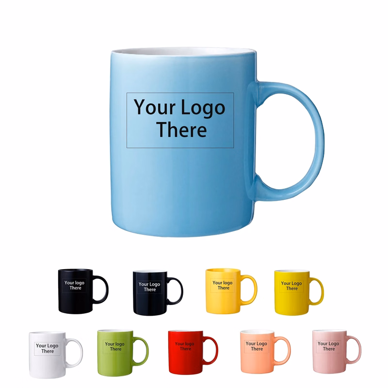11.8OZ Classic Straight High-quality Ceramic Coca Coffee Mug