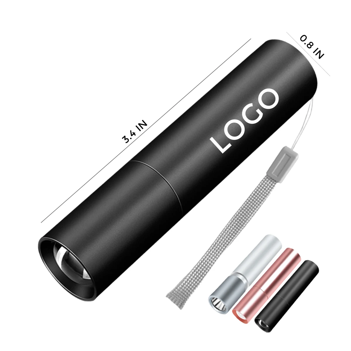 MOQ 10 PCS Portable Adjustable Flashlight 1