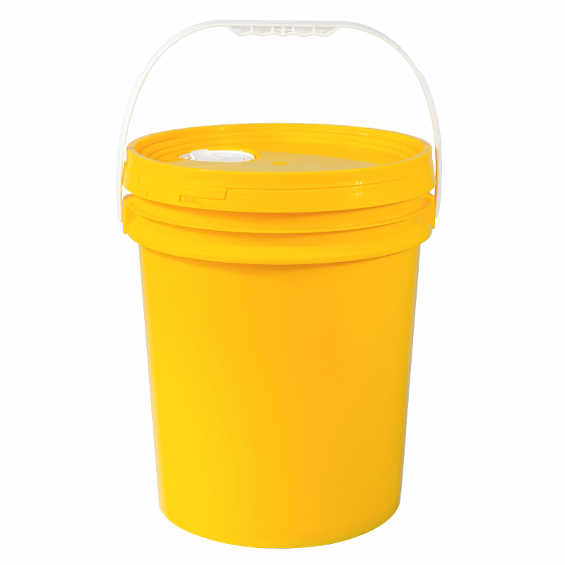 5 Gallon Plastic Bucket with Handle, Mini Storage Bucket