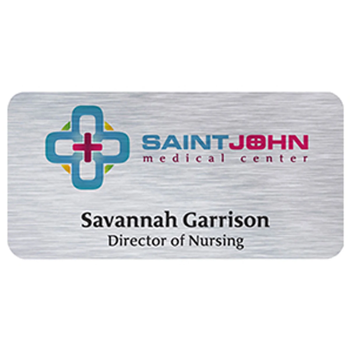 Savannah Express Metal Name Badge (Standard Size 1-1/2" x 3") 1