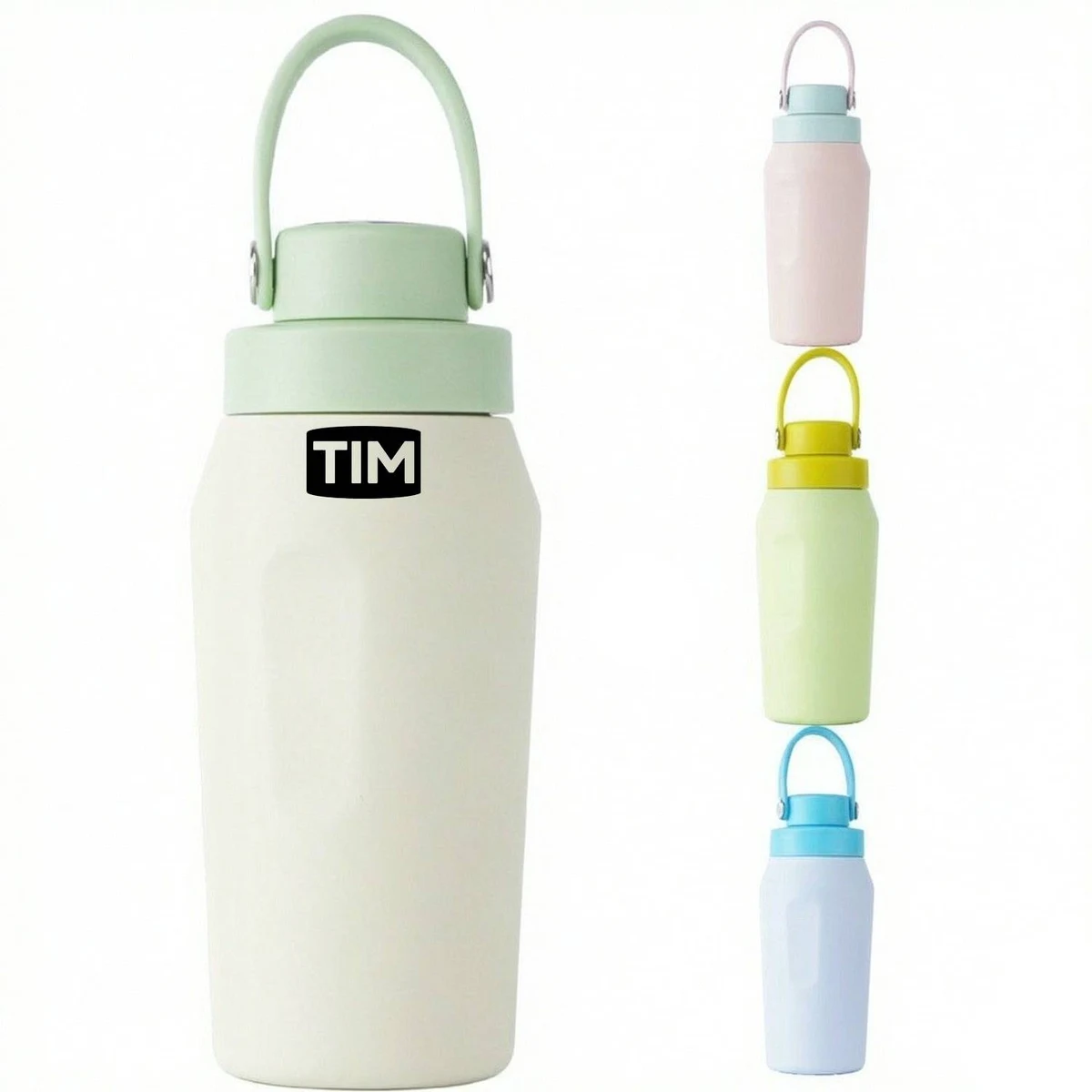 25 oz Stainless Steel Water Bottle with Handle, custom water bottle with logo imprint 1