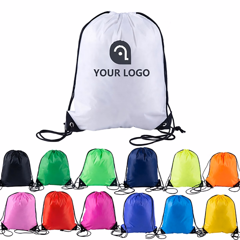 Cinch Waterproof Sports Backpack Polyester Drawstring Bag