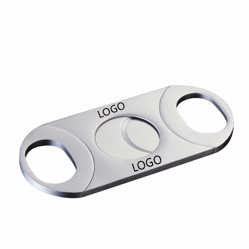 3D Laser Engraved Stainless Steel Hand Cigar Cutter