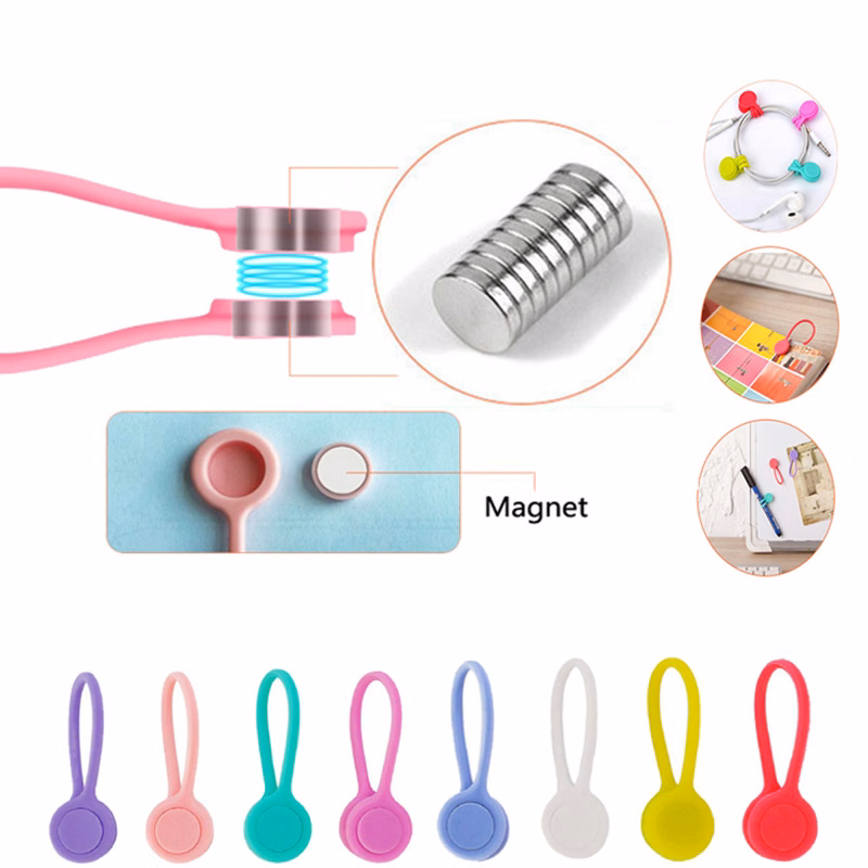 Silicone Magnetic Earbuds Winder