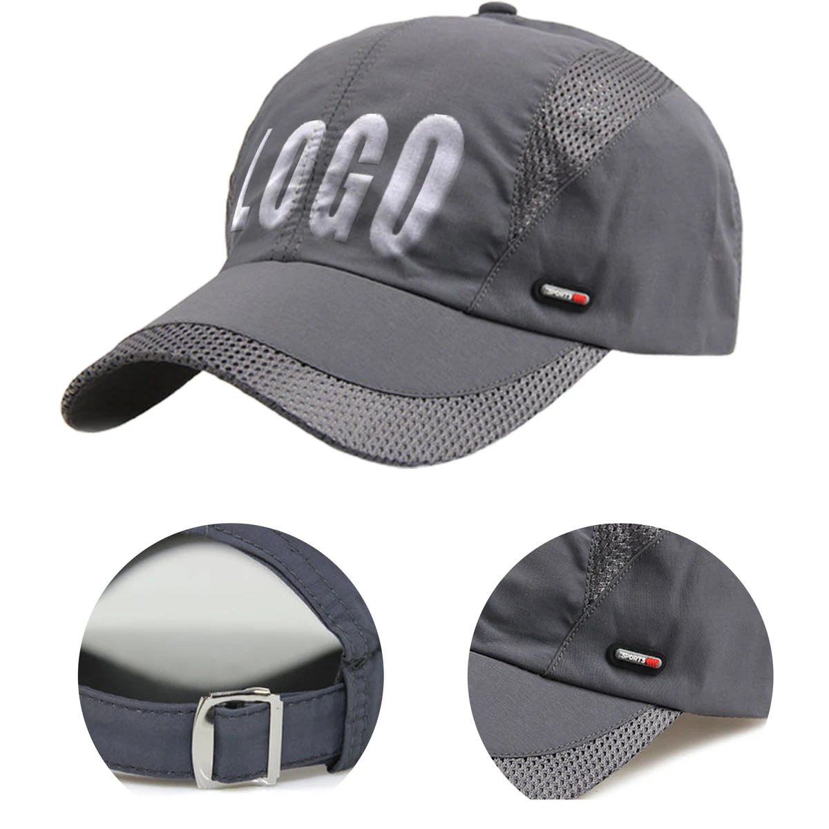 MOQ 10 PCS Mesh-constructed Baseball Cap 1