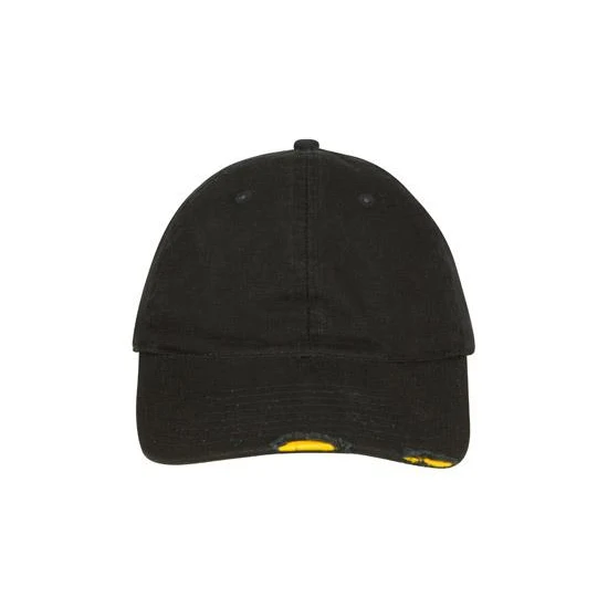 WASHED CHINO TWILL WITH DISTRESSED VISOR 1
