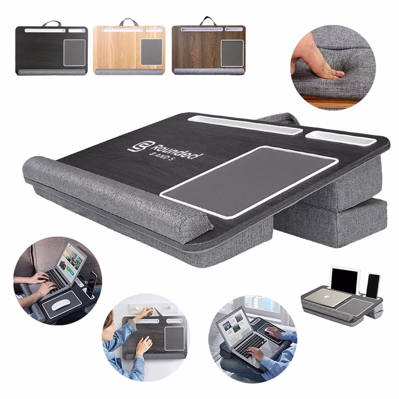 Portable Wooden Laptop Lap Desk With Handle