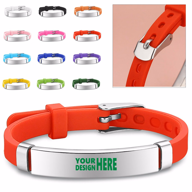 Stylish Glossy Silicone Bracelet