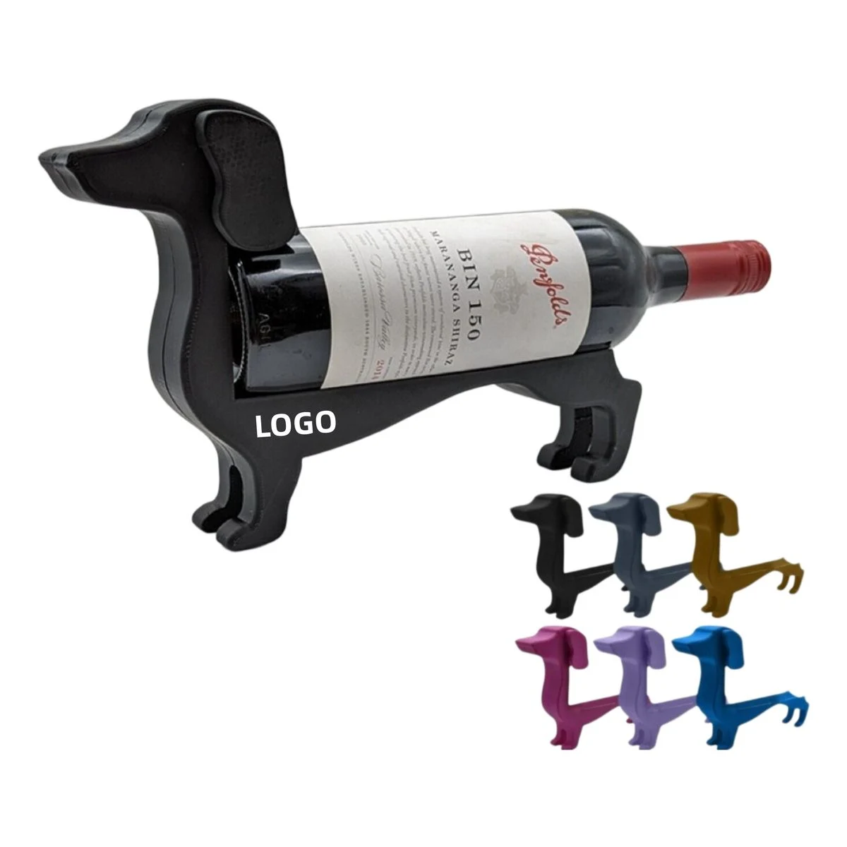 ABS Dachshund Wine Bottle Holder 1