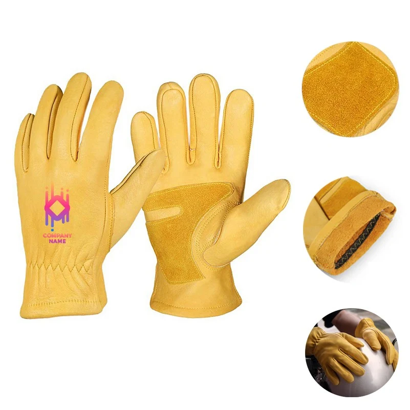 Grade Cowhide Leather Work Gloves 1