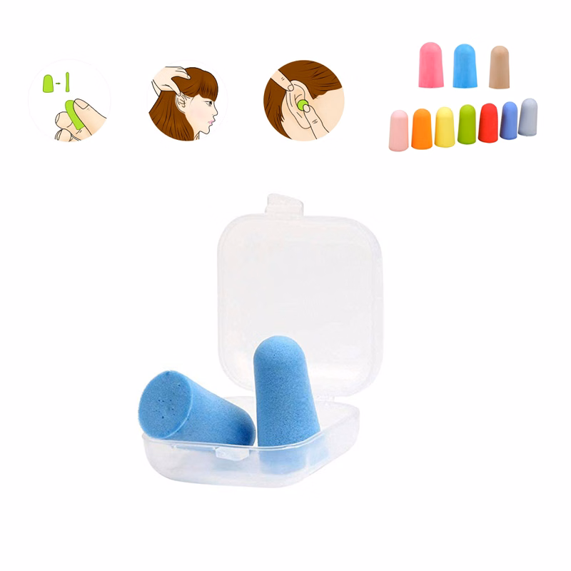 Sponge Earplugs inSquare Case