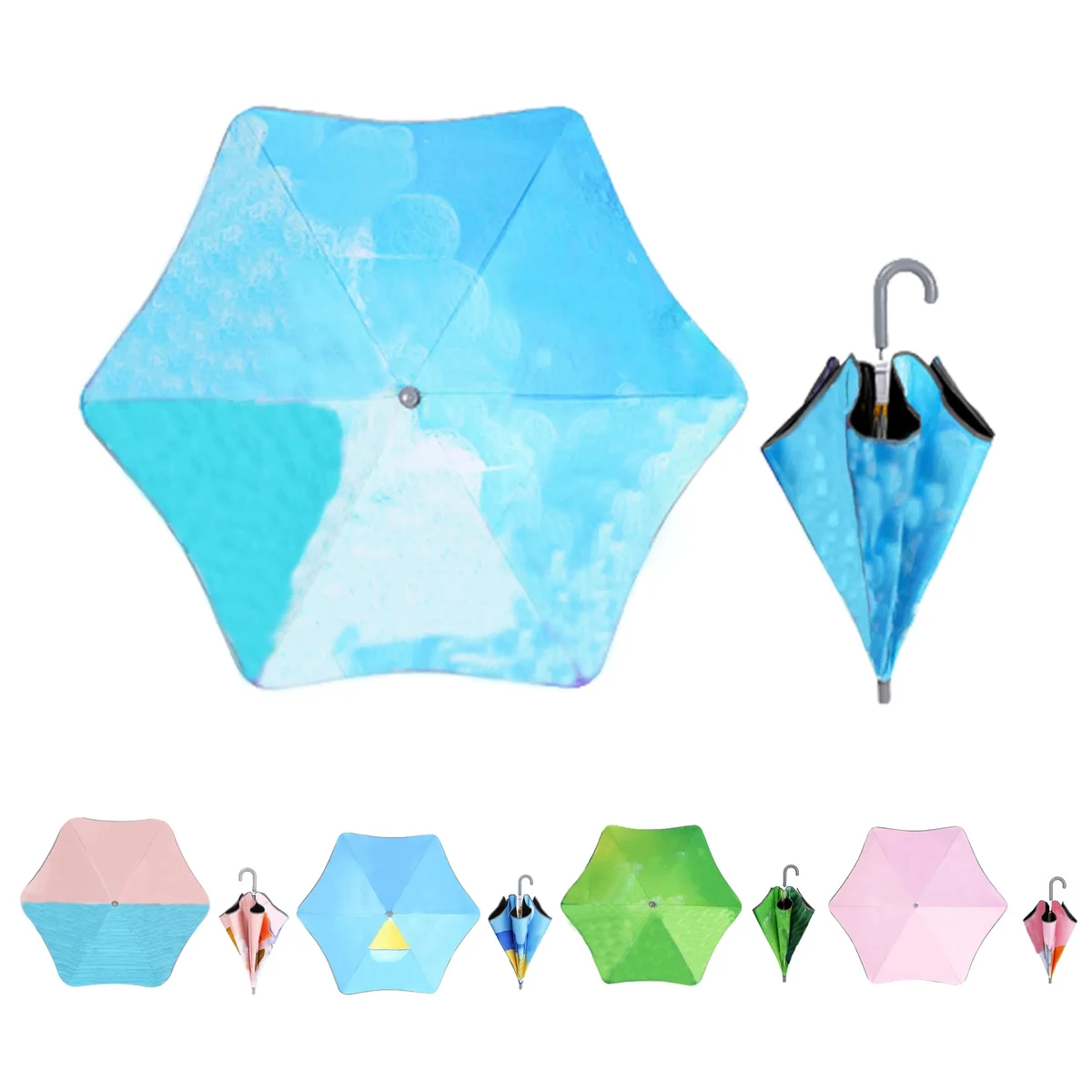 MOQ 100pcs Rounded Corner Cartoon Children's Umbrella 1