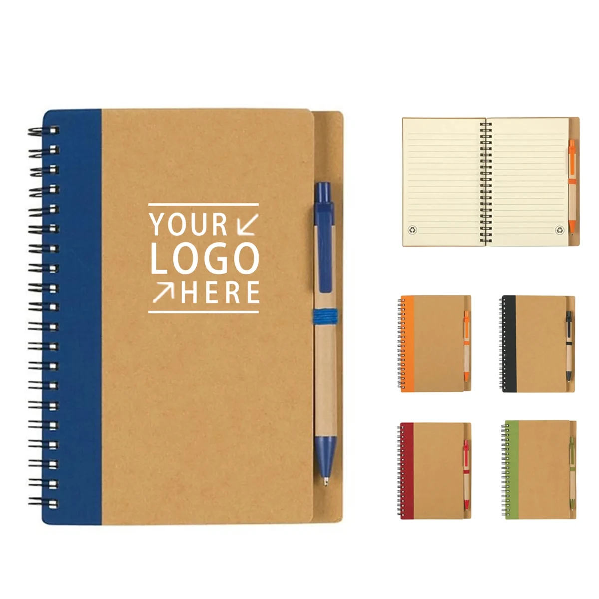 Kraft Paper Spliced Cover Notebook 1
