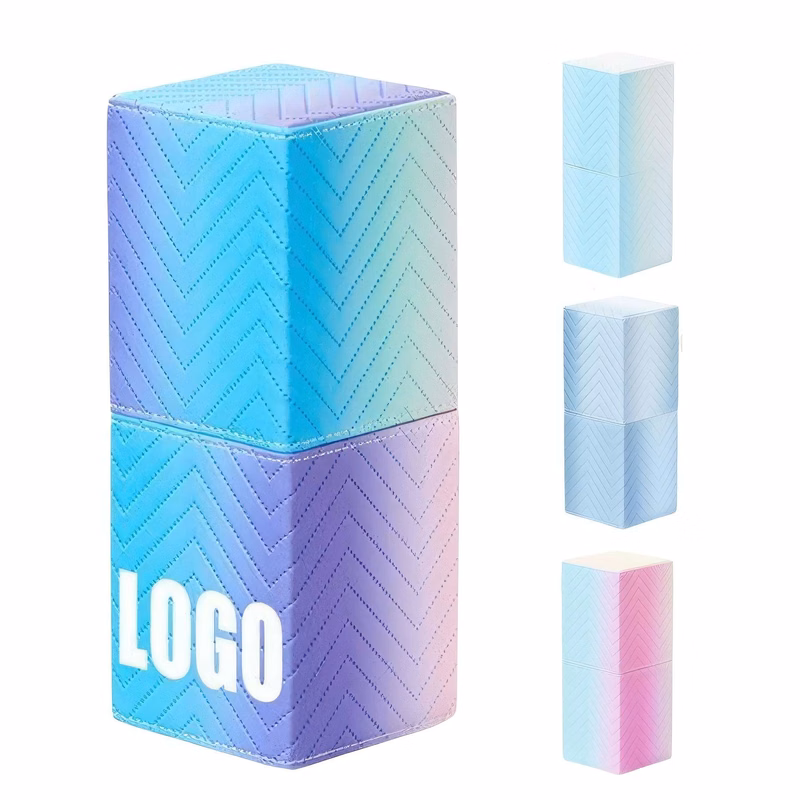 PU Leather Magnet Cosmetic Brush Makeup Storage Box