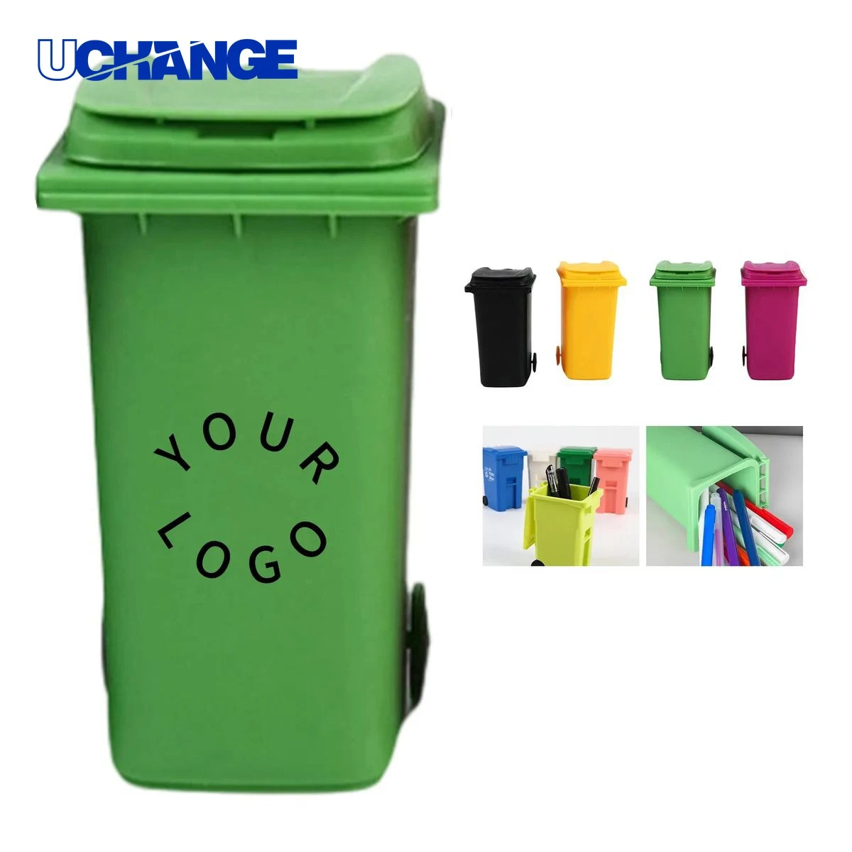 Trash Can Desk Accessory Pen Holder 1