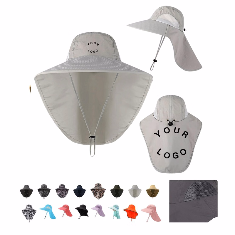 UPF 50+ Hiking Hat with Adjustable Drawstring