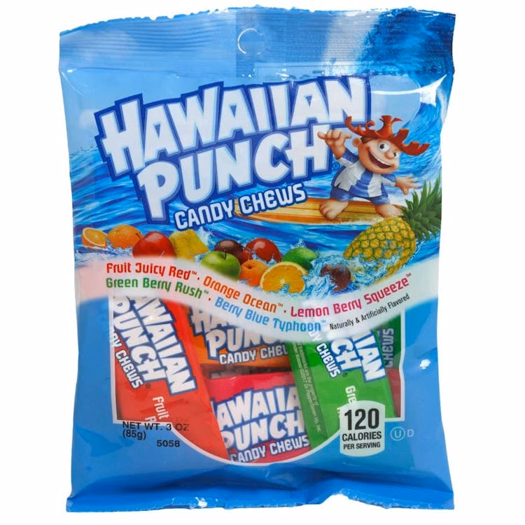 Hawaiian Punch Candy Chews - 3oz