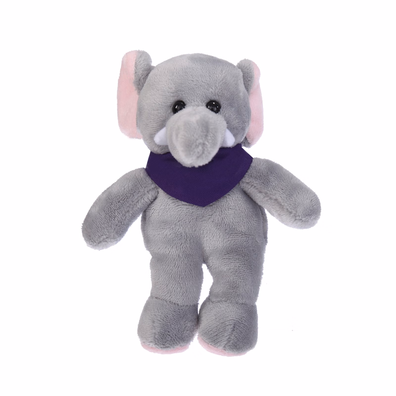 Soft Plush Stuffed Elephant with Bandana