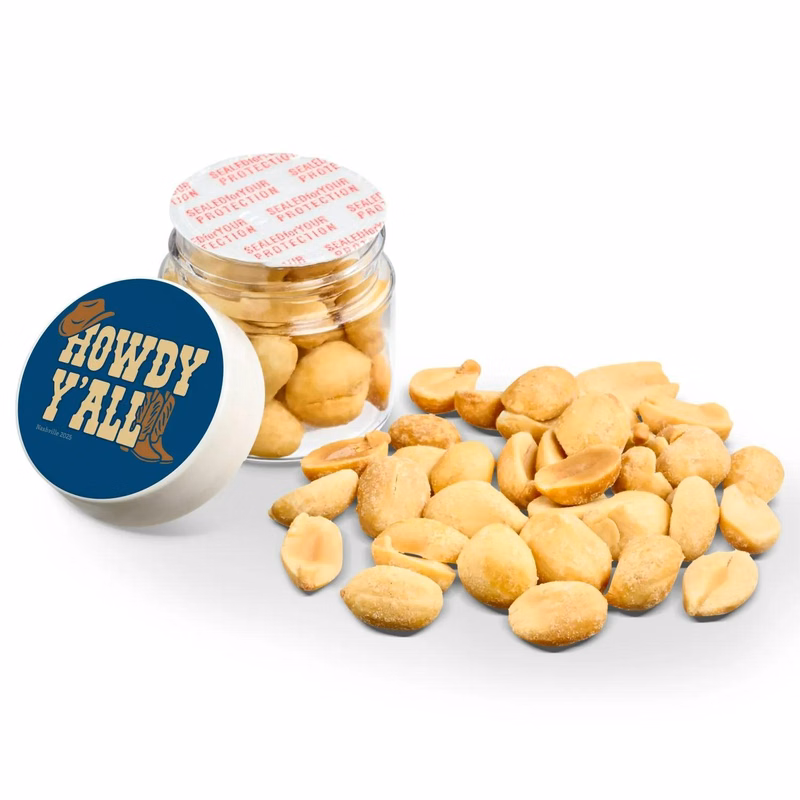 2 OZ JAR OF  ROASTED PEANUTS