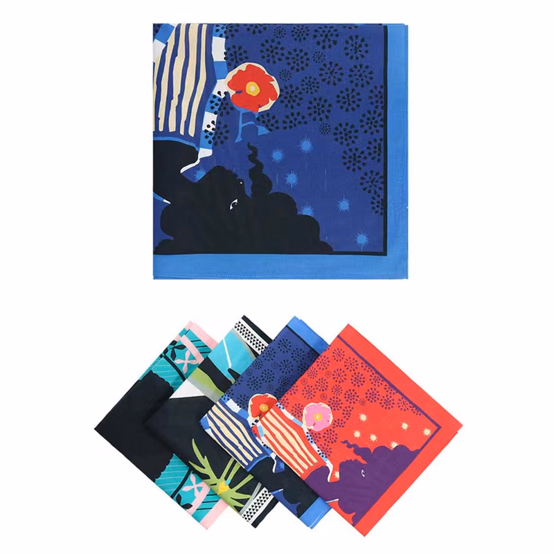 Full Color Square Bandana MOQ 100PCS