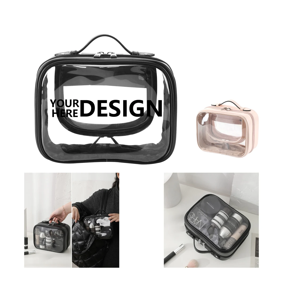 Travel Makeup and Toiletry Organizer Bag 1