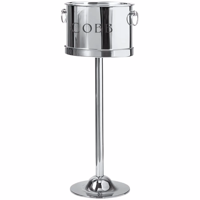 Stainless Steel Champagne & Wine Ice Bucket with Stand