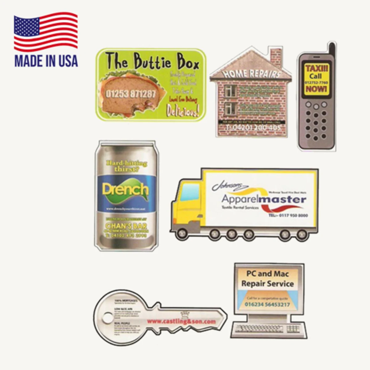 USA Made Magnets custom Shaped - 20 mil thickness 1