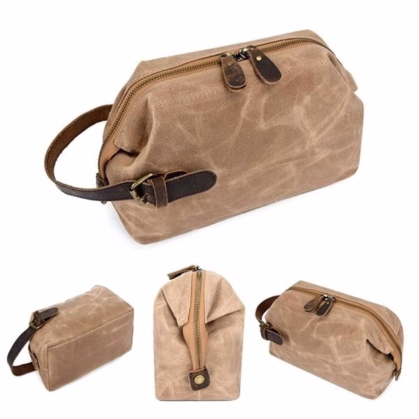 Waxed Canvas Toiletry Bag