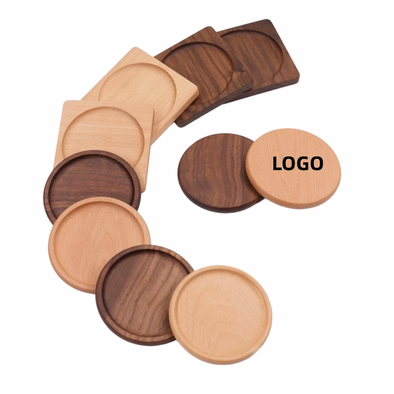 Walnut Beech Ebony Bamboo Coasters