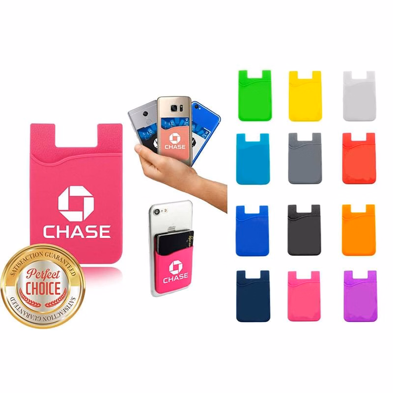 Silicone Cell Phone Smart Phone Wallet Card Holder