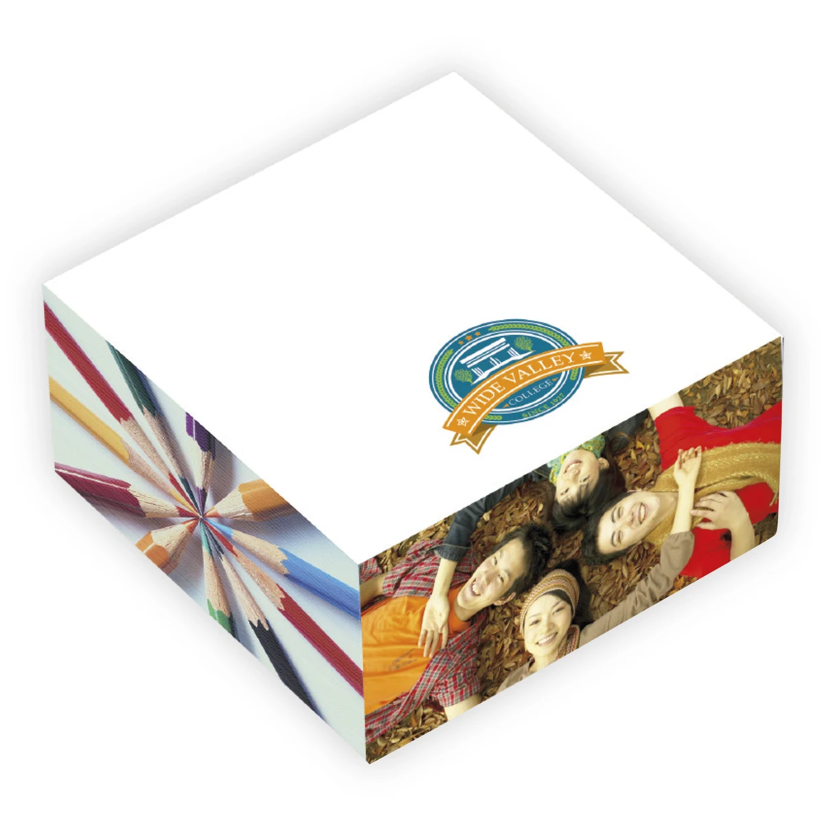 Souvenir® Sticky Note™ 3" x 3" x 1-1/2" Cube 1
