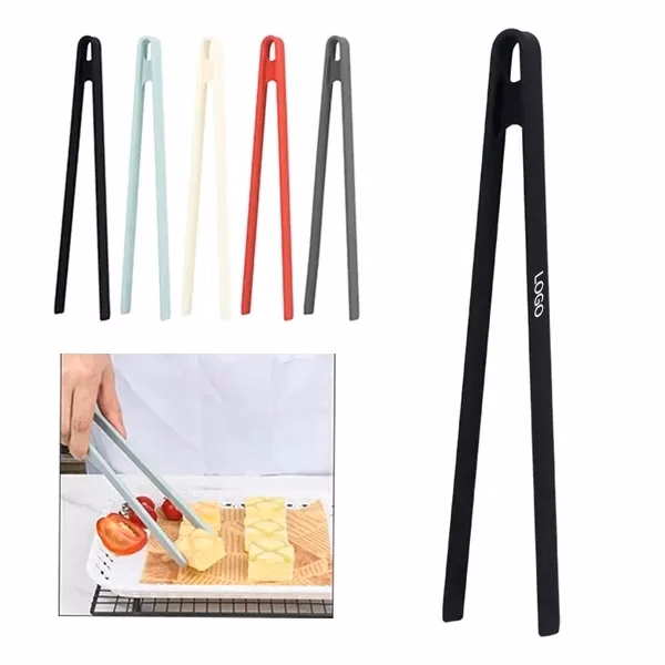Silicone Food Tongs with High Temp Resistant Long Reach