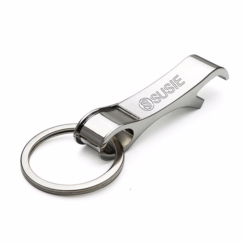 Zinc Alloy Bottle Opener Keychain