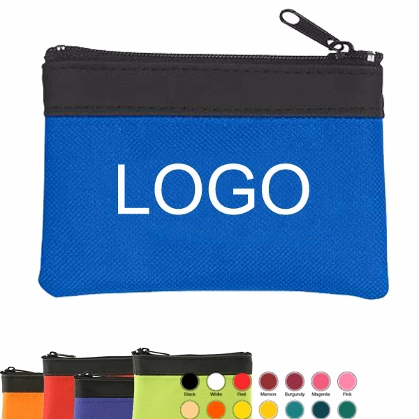 Promotional Zippered Coin Pouch
