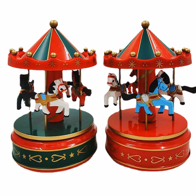 Rotating Carousel 9 inch Musical