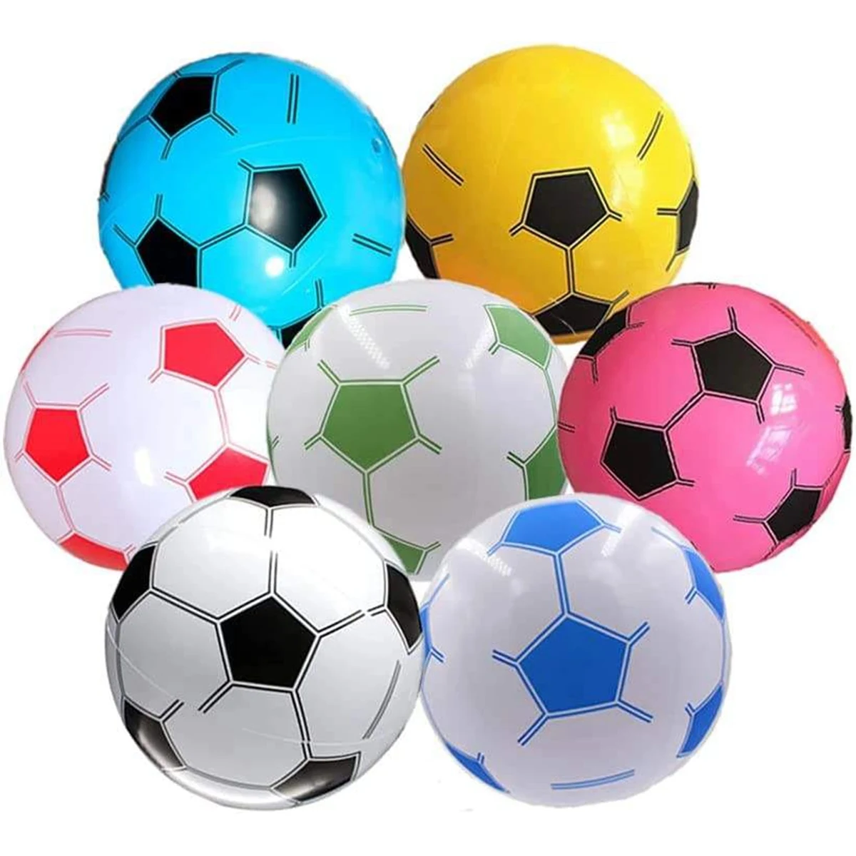 16" Football Shape Inflatable Beach Ball 1