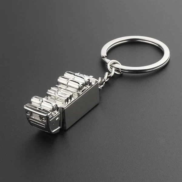 Custom Metal Truck Key Ring — Auto Industry & Trucking Promotional Item 1