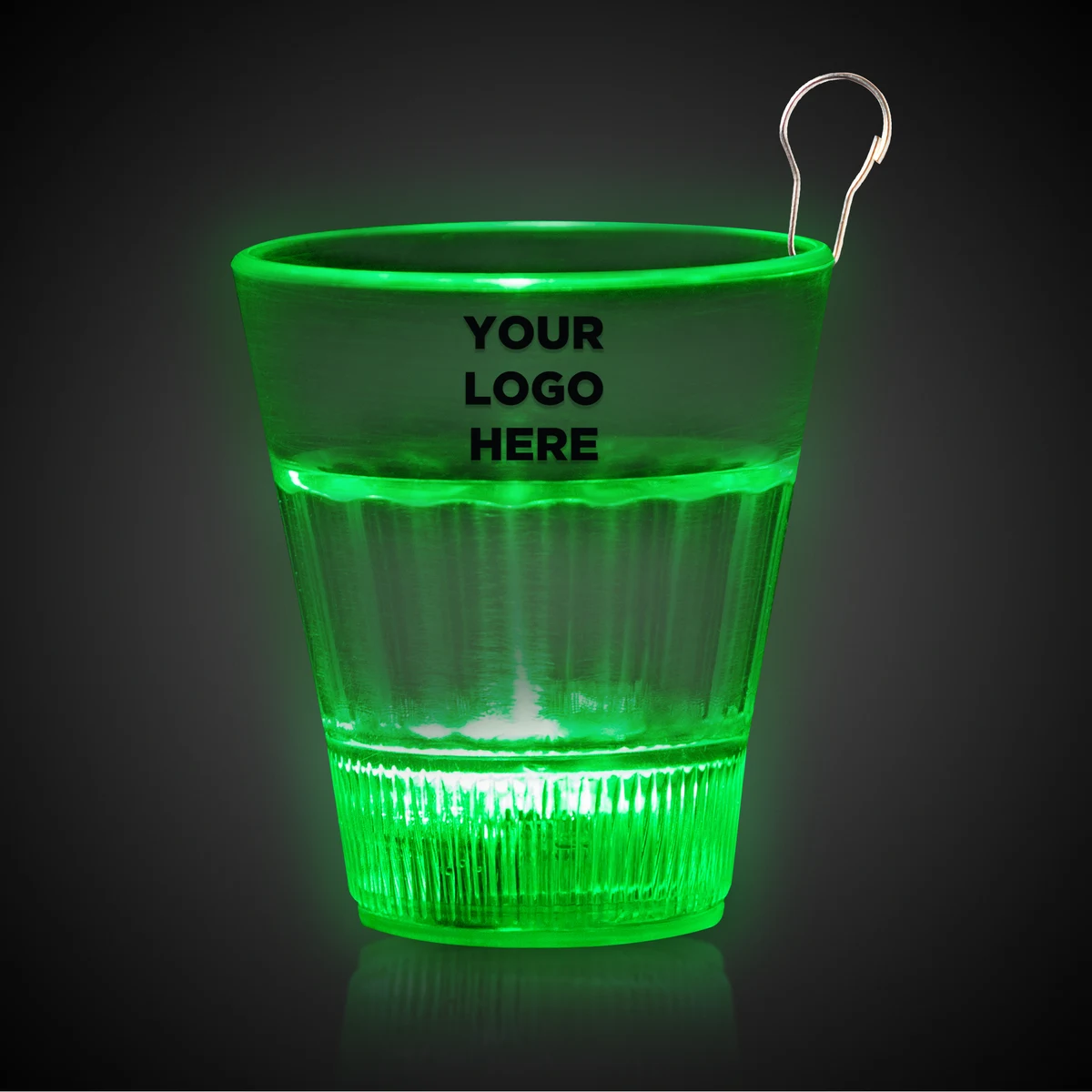 Jade LED 2oz Shot Glass Medallion 1
