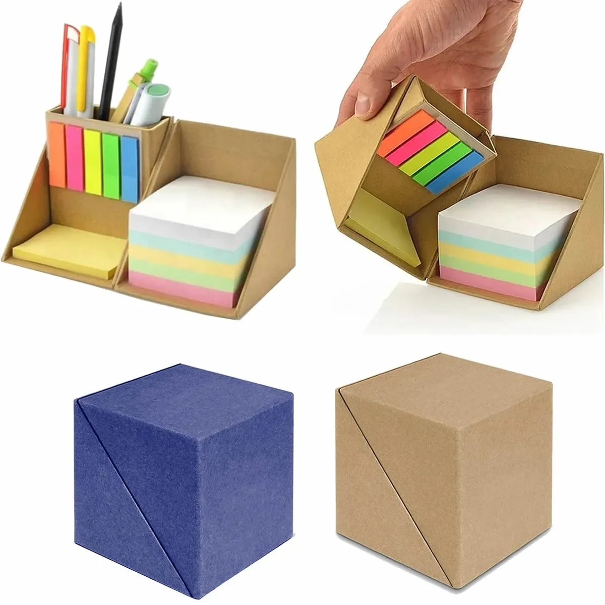 Modular Sticky Note Cube Organizer 1