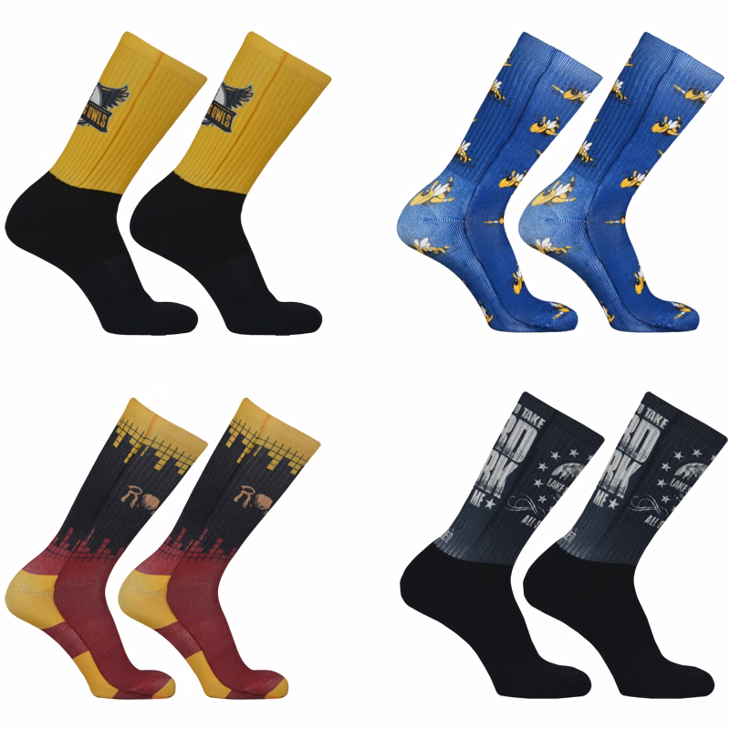 Sublimated Crew Sox