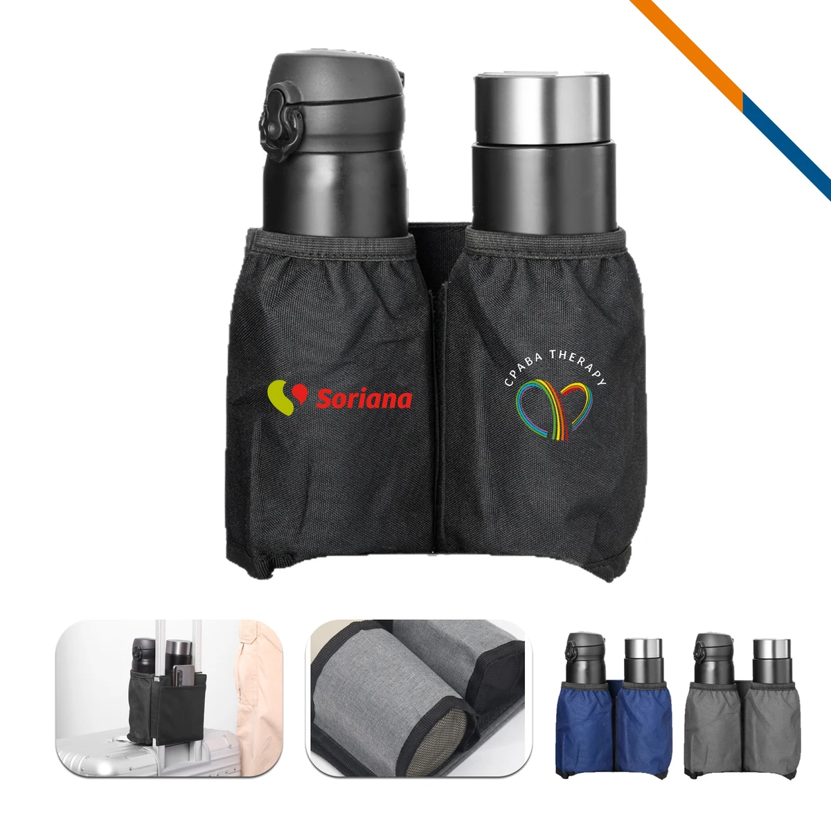 TrollyPouch Travel Drink Holder 1