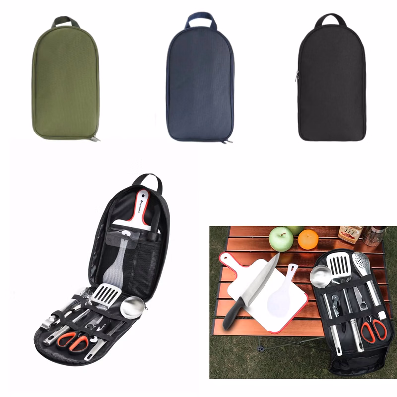 8 Piece Camp Kitchen Cooking Utensil Set