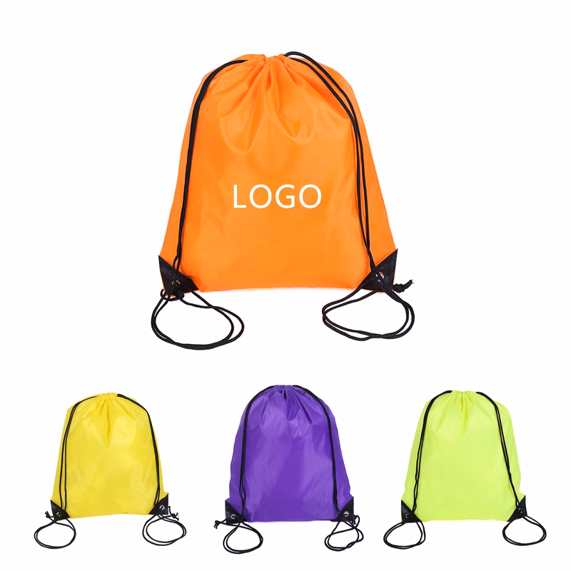 Bottomless and side-free Oxford cloth drawstring pocket