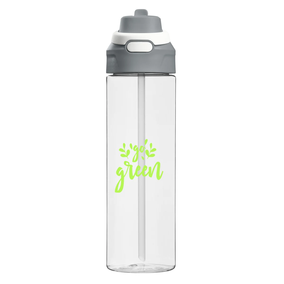 28 oz Iris Recycled PET Flip Straw Bottle 1