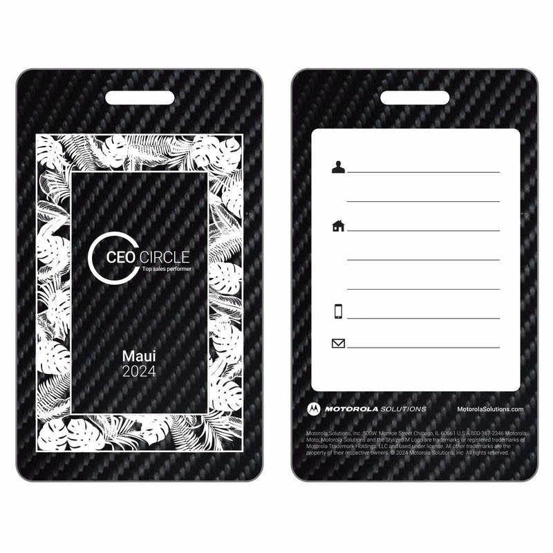 Carbon Fiber Luggage Tags